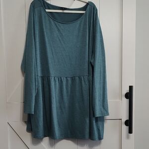 Torrid Teal Crew Neck Sweater
